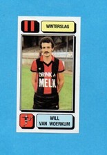 BELGIO-FOOTBALL 83-PANINI-Figurina n.325- VAN WOERKUM -WINTERSLAG-Recuperata