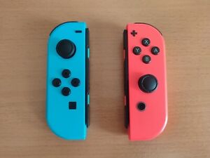 Nintendo Switch Joy Cons Neon Red/Blue Controllers