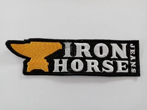 IRON HORSE JEANS Sew-on Patch - Picture 1 of 4
