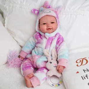 BABESIDE Baby Dolls, 17inch Large Realistic Cute Soft Body Baby Doll Real Life - Picture 1 of 9