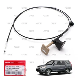 Fits Honda CR-V CRV 2002 - 06 Ivory Front Bonnet Wire Hood Release Cable - Picture 1 of 10