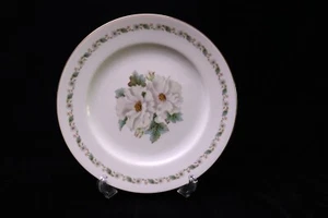 Noritake #5029 Dinner Plate (s) Large White Flowers Gold Gardenia KAISHA Japan - Picture 1 of 6