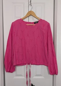 Karl Lagerfeld Paris Damen Bluse Größe S Rosa Langarm - Bild 1 von 5