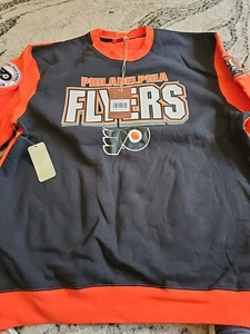 Neu Herren Mitchell & Ness NHL Philadelphia Flyers Allover-Druck Sweatshirt XL - Bild 1 von 7