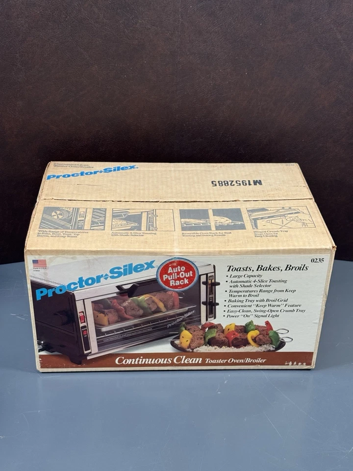 Horno tostador Proctor Silex vintage 0235 nuevo sellado Foto 1 de 4