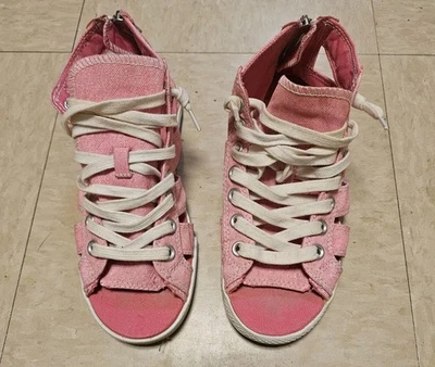 SANDALIAS CONVERSE ROSA GLADIATORS CORTE ALL STAR PUNTA ABIERTA CHUCK TAYLOR RARAS TALLA 6 Foto 1 de 4