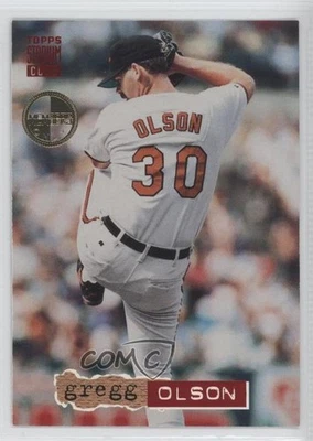 1994 Topps Stadium Club Members Only Gregg Olson #196 - Image 1 of 2