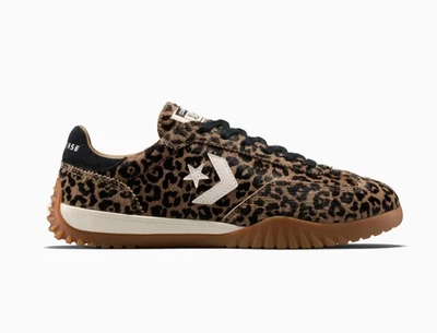 TALLA 8 MUJER - NUEVO Funda Run Star Entrenador Estampado Leopardo Pelo de Poni A19273C Foto 1 de 4