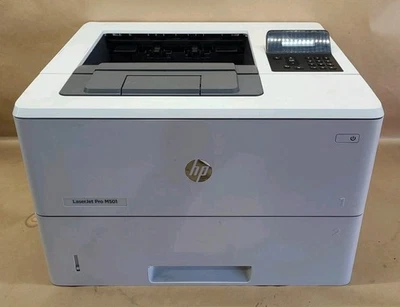 HP LaserJet Pro M501dn 501 45ppm J8H61A Duplex Network Printer TESTED, 70% Toner - Image 1 of 4