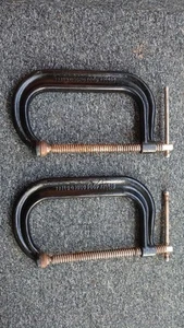 Pair of Bessey 8" Forged G Clamps - Picture 1 of 1