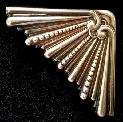 Antique 1889 GORHAM Birmingham England Sterling Silver Page Corner Bookmark 8.6g - Immagine 1 di 4