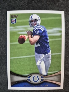 2012 Topps - Image Variation Twisting SP #140 Andrew Luck RC Colts Football Card - Picture 1 of 2
