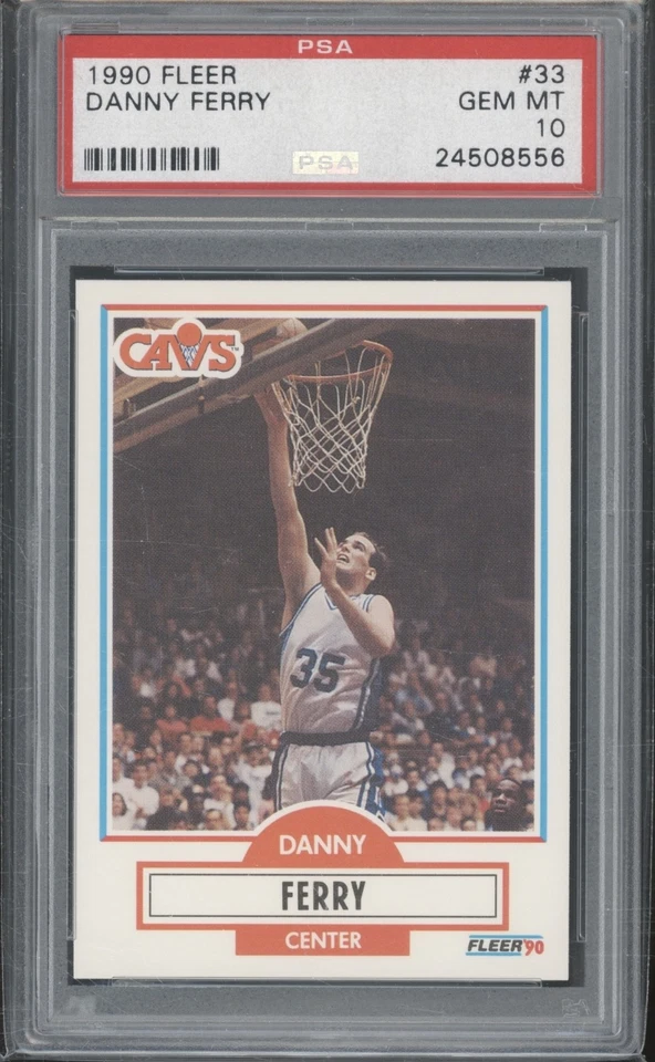 Fleer Basketball #33 Danny Ferry 1990 radiocontrol novato gema como nuevo PSA 10 Foto 1 de 1