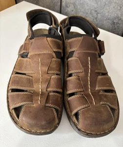 Merrell Bliss Mens Size 11 Brown Leather Fisherman Hiking Summer Sandals - Picture 1 of 7