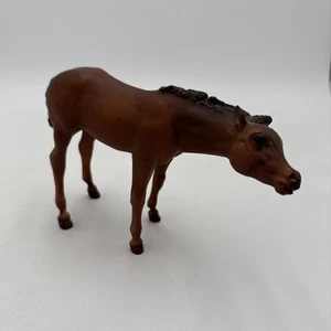 Vintage Breyer Horse Thoroughbred Chestnut Nursing Suckling Foal #3155 - Picture 1 of 7