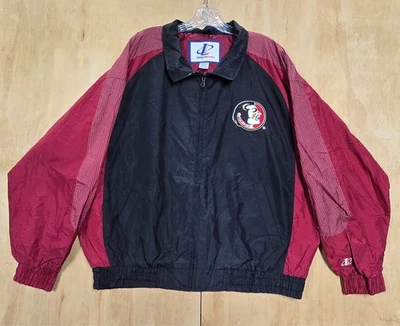Vtg Logo Athletic Florida State FSU Windbreaker Lightweight Jacket Full Zip XXL - Image 1 of 4