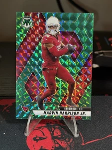 2025 Panini Mosaic - Green Mosaic Prizm Marvin Harrison Jr #29 Arizona Cardinal - Picture 1 of 3