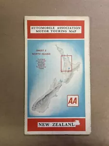 Automobile Association Motor Touring Map New Zealand North Island - Picture 1 of 3