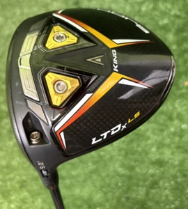 Cobra KING LTDX LS DRIVER 9 USED Stiff Flex LEFT HAND Golf Club 45.25" - Picture 1 of 9