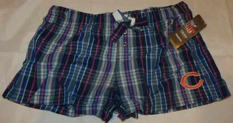 NEW NFL Chicago Bears Loungewear Shorts Women Ladies M Medium NEW NWT Cover