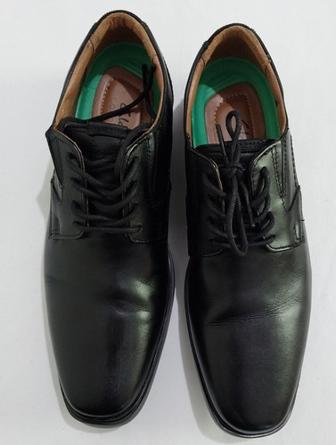 Scarpe eleganti uomo Clarks 7 5 M nere leggere collezione Clarkslite ~ usate