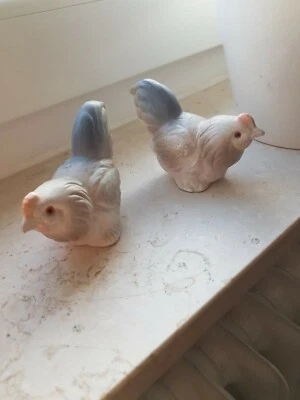 2 Gilde Vögel Deko Vogel Keramik,echte Handarbeit - Bild 1 von 4