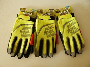MechanixWear HI-VIZ Universal Utilitario Guantes de Trabajo 1 Par Amarillo/Negro/Gris Nuevo - Imagen 1 de 13