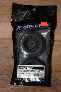 JConcepts Hazard Losi Ten SCT/22 SCT Wheel (Black)-2pc #3352B - Picture 1 of 2