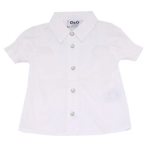 98247 camicia D&G DOLCE&GABBANA MANICA CORTA COTONE camicie bimba shirt kids - Imagen 1 de 4