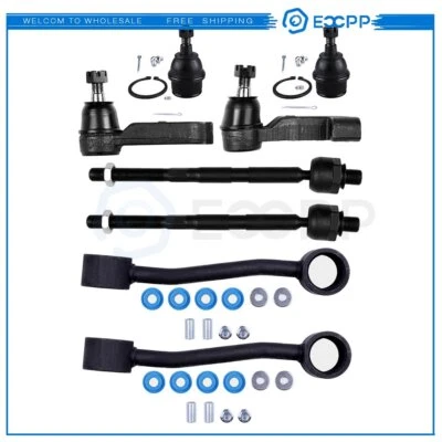8pcs Front Tie Rods Ball Joints Sway Bars Kit For Dodge Nitro & Jeep Liberty - Image 1 of 4