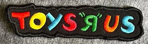 TOYS "R" US embroidered logo patch emblem toy 90s 80s retro hat badge R toysrus Cover