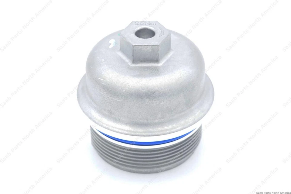 Oil Filter Housing Cover For 2011 Saab 9-4X 12583470-AD Genuine OEM - Image 1 of 1