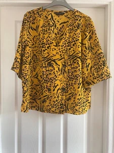Dorothy Perkins size 14 mustard and black. Hardly worn smoke free home - Picture 1 of 2