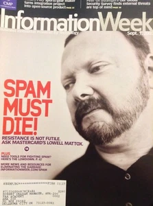 Information Week Magazine Mastercard Lowell Mattox September 1, 2003 051018nonrh - Picture 1 of 1