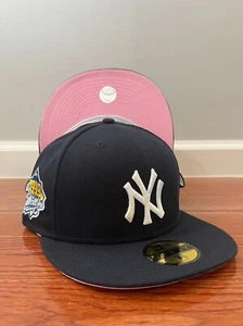 New York Yankees 90'S New Era 1999 Serie Mundial 59Fifty Gorra Azul Marino - Imagen 1 de 5