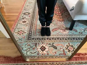 Beautiful Vintage Gucci GG Black Suede Loafers Women's Size 9B Very Nice 🔥🔥🔥 - Picture 1 of 18