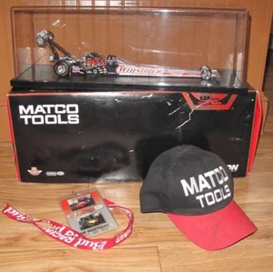 Gary Scelzi/Craig Treble Signed Hat Winston Matco Tools Autographed Dragster - Picture 1 of 5
