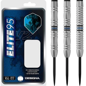 Designa | Elite 95 V2 Darts | 95% Tungsten | 21g - 26g Including Flight Options - Picture 1 of 5
