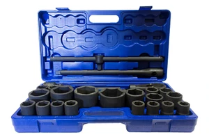 1" & 3/4" Drive Metric Impact Socket Set 21-65mm (26pcs) (JQ-1-26set) - Picture 1 of 1