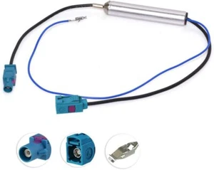 Bingfu Car Antenna Amplifier Car Stereo FM AM Radio Antenna Signal Booster Fakra - Picture 1 of 9