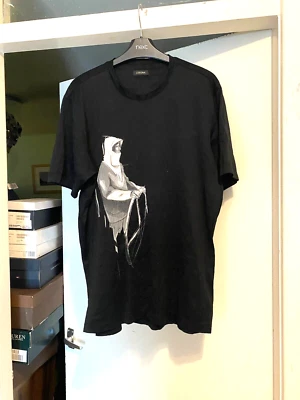 Camiseta Z ZEGNA Para Hombre NEGRA Crew Para Hombre NEGRA Cuello Redondo Talla MEDIANA 100% Auténtica Foto 1 de 4