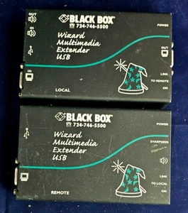 Black Box AVU5020A VGA + USB Multimedia Extender Paar - UNGETESTET - Bild 1 von 5