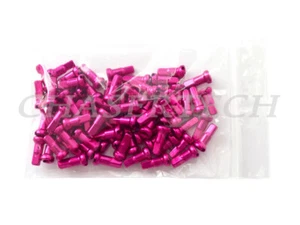 MTB Road BMX Bike 7075 Alloy Spoke Nipples 2.0mm 14G 1/2" 100 Pcs Hot Pink - Picture 1 of 1