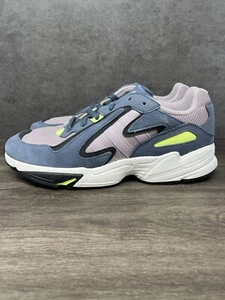 Adidas Yung 96 Size 11 Mens Chasm Tech Ink Purple Green Running Trainer EE7235 - Picture 1 of 15