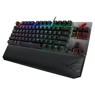 ASUS ROG Strix Scope TKL Deluxe NX Red Mechanical Gaming Keyboard UK - Image 1 of 4