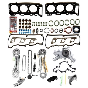 Head Gasket Set Timing Chain Kit Water Pump For 01-07 Ford Ranger Explorer 4.0L - Picture 1 of 11