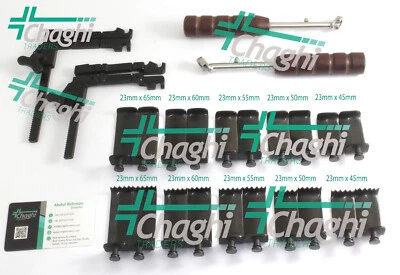 Marco retractor columna vertebral cervical Casper color negro 24 piezas 23x45 a 65 m Foto 1 de 4