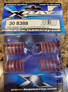 Xray Srpings LIght Blue Set D = 1.9 (35lbs) Light Red x 4 Part # 308388 - Picture 1 of 4