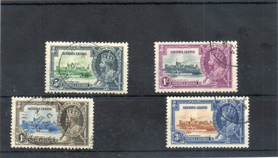 SG 181/184 SIERRA LEONE USED JUBILEE SET.. CAT £65 - Image 1 of 1