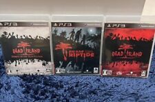 Lote de 3 Dead Island & Riptide & Zombie of the Year Edition PS3 Versión Japonesa